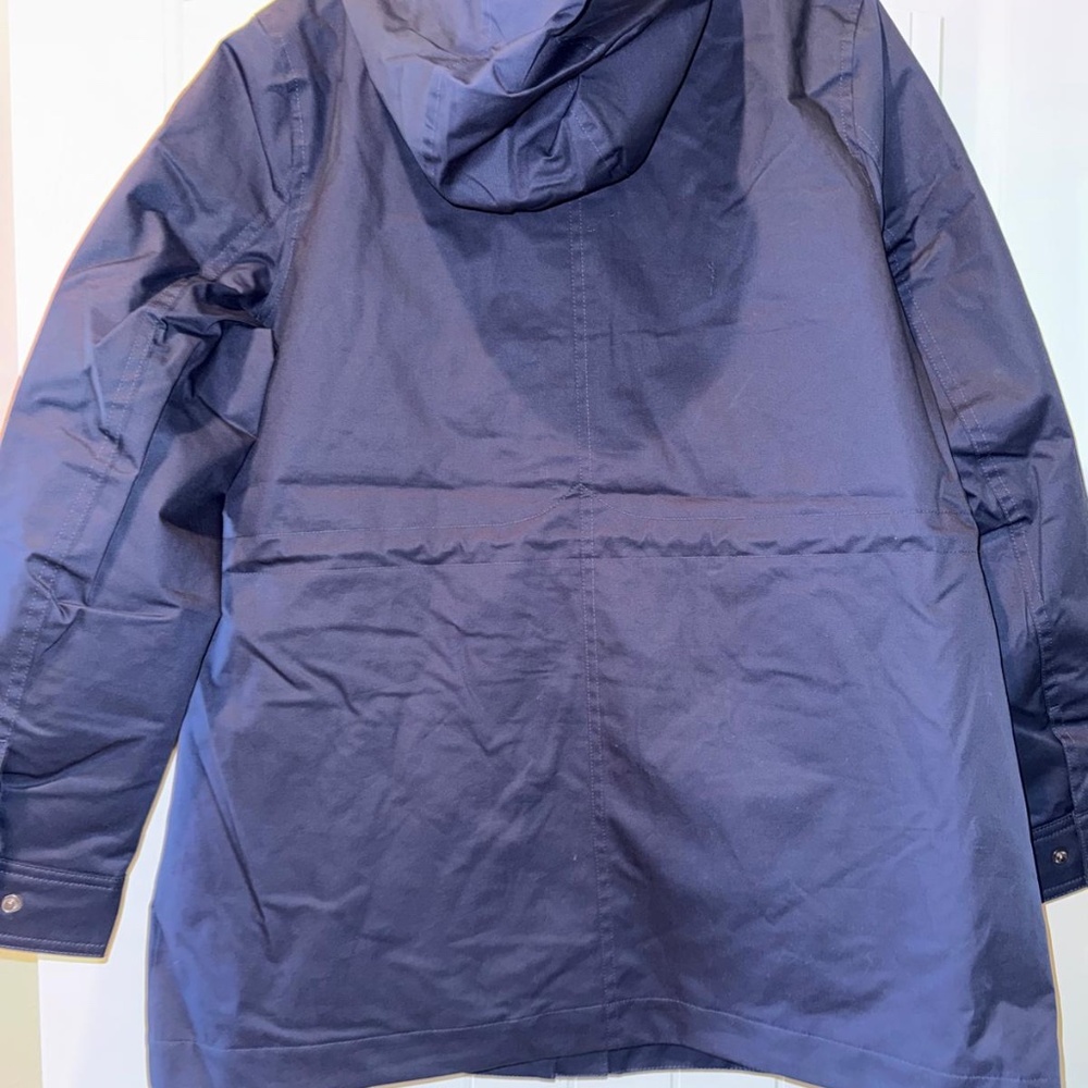 BRAND NEW Hunter Ladies Rain Water Resistant Cotton Smock Navy - SIZE MEDIUM M - Picture 2 of 13